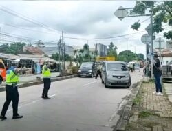 Razia Gabungan Kendaraan Bermotor Di Cikarang