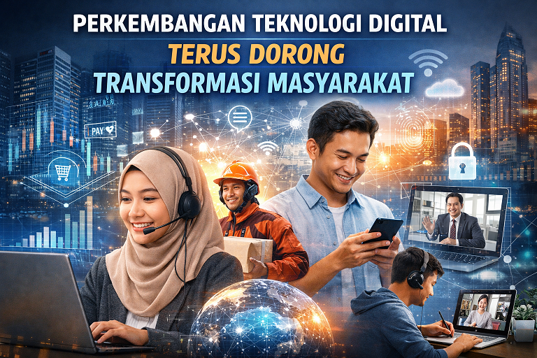 Perkembangan Teknologi Digital Terus Dorong Transformasi Masyarakat Indonesia