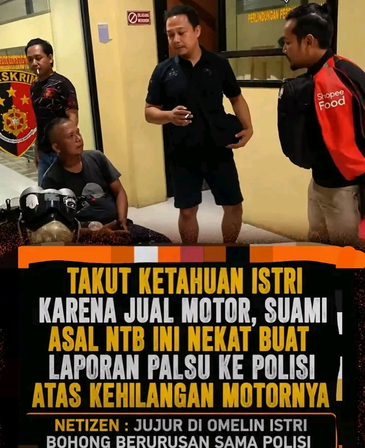 Gara-Gara Membuat Laporan Palsu Kehilangan Motor Pria Di Dompu NTB Ditangkap Polisi