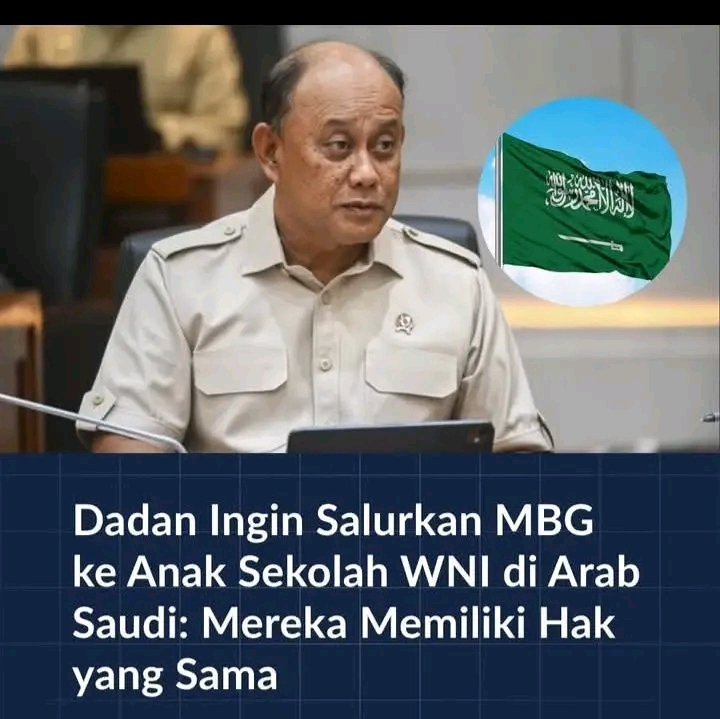 Kepala Badan Gizi Nasional Menyatakan Akan Perluas Program MBG ke Sekolah Indonesia Di Luar Negeri  Jedah Arab Saudi