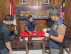 Tim Gabungan Bea Cukai dan TNI-Polri Gagalkan Penyelundupan 13 Kg Sabu di Perbatasan RI-Malaysia