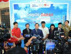 HUT Ke-22 DPD, Sultan Najamudin Dorong Donor Darah Serentak di 38 Provinsi